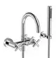 DORNBRACHT-Wannenbatterie-fuer-Wandmontage-TARA-25133892-Dark-Chrome-25133892-19 gallery number 1